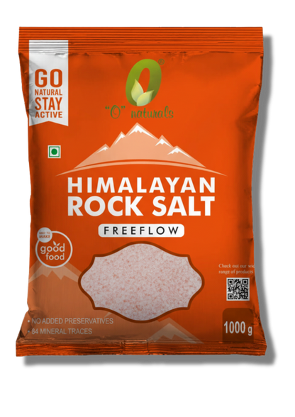 O Naturals Himalayan Rock Salt – Free Flow (1kg)