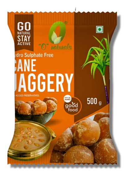 O Naturals Cane Jaggery – Hydro Sulphate Free (500g)