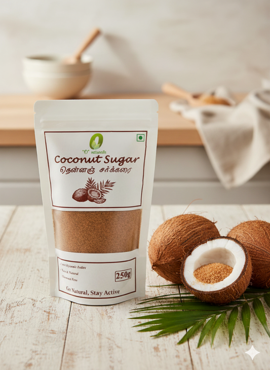 O Naturals Coconut Sugar – Natural Sweetener (250g)