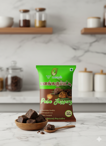 O Naturals Palm Jaggery – Premium Quality (500g)