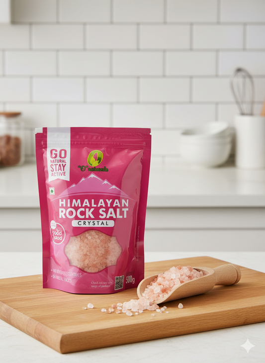 O Naturals Himalayan Rock Salt – Crystal (500g)